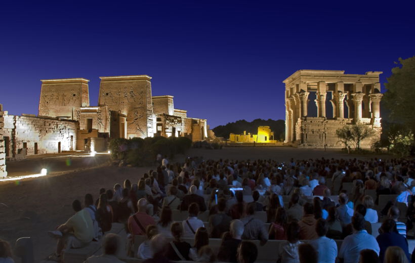 Philae Temple Sound and Light Show with Private Aswan Transfers